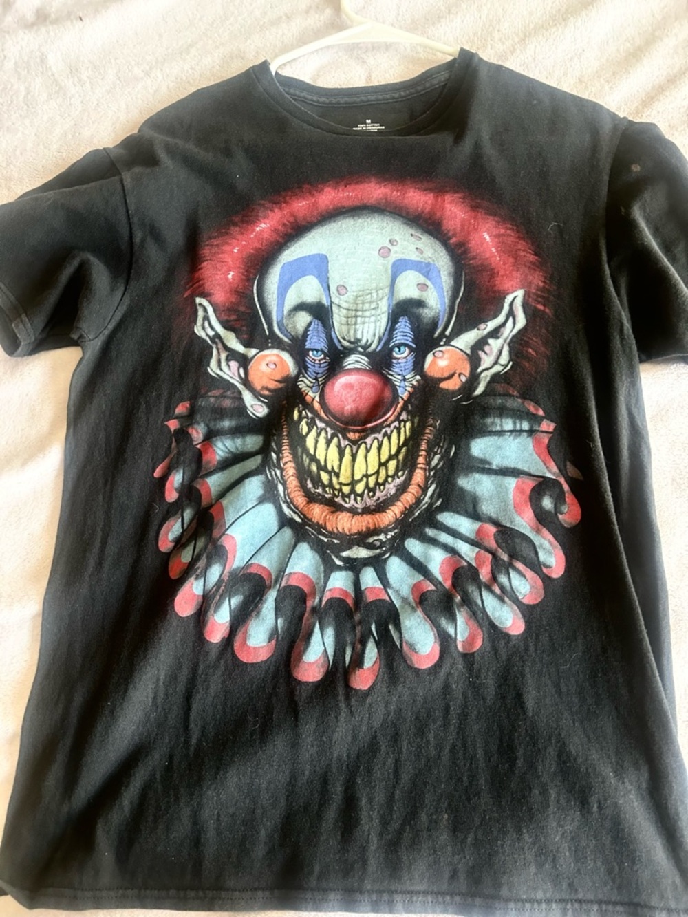 Kids Black Graphic Clown T-Shirt